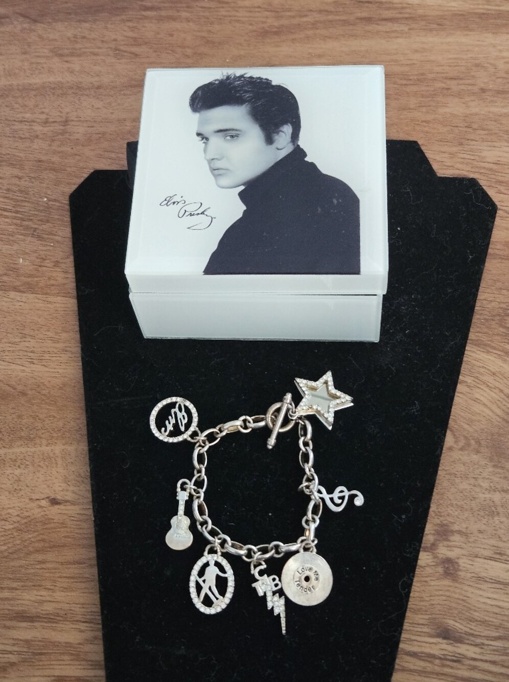 Things Remebered Elvis Charm Bracelet.